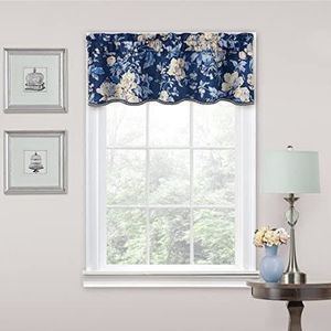 COPY - 2 Valances Waverly Traditions 'Forever Yours" Valances for Windows Rod P…